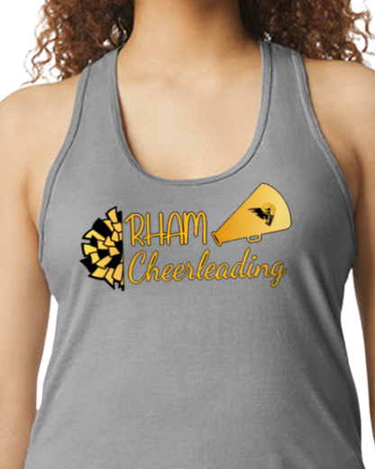 RYFC RHAM CHEERLEADING Adult Gildan Softstyle Tank Top Mens/Womens Regular or Racerback