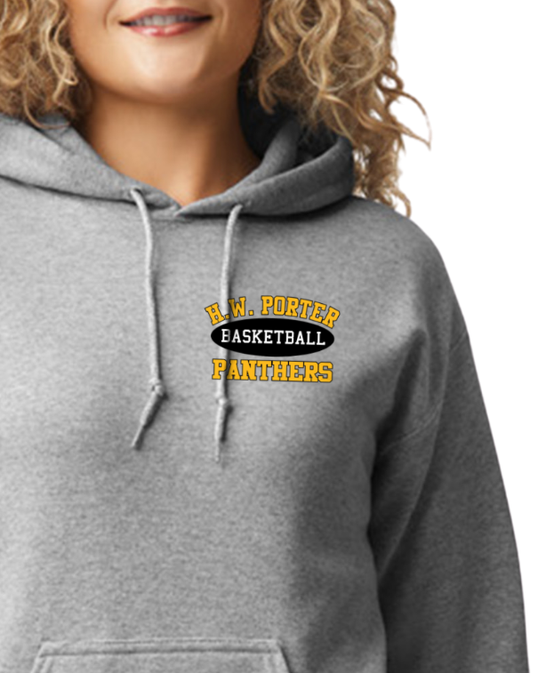 Porter Basketball Athletic - Youth to Adult Hooded Sweatshirt - Customize yours today!