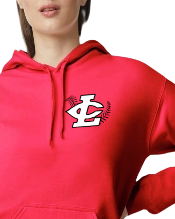 CLLL Adult Unisex NEW Softstyle Gildan Hooded Sweatshirt RED