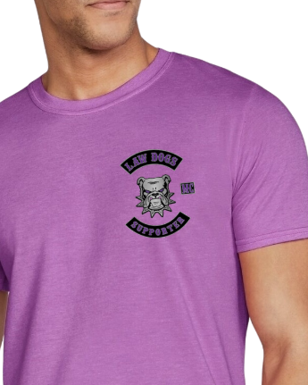 Law Dogs SUPPORTER Adult Softstyle Tee - Many colors and customizable!