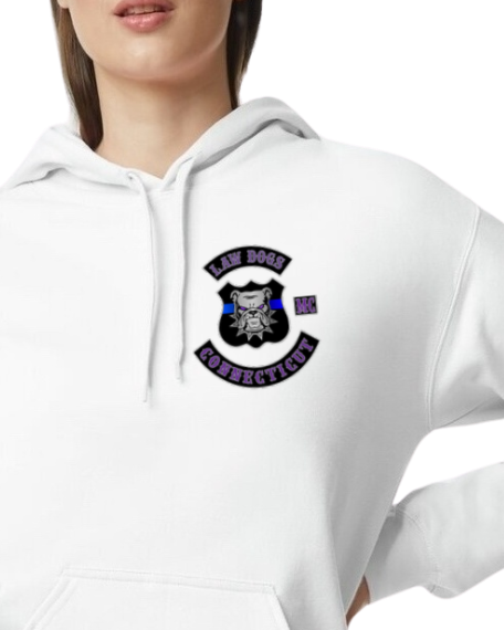 Law Dogs Member Softstyle Gildan Hoodie Adult.  Multiple Colors - Customizable