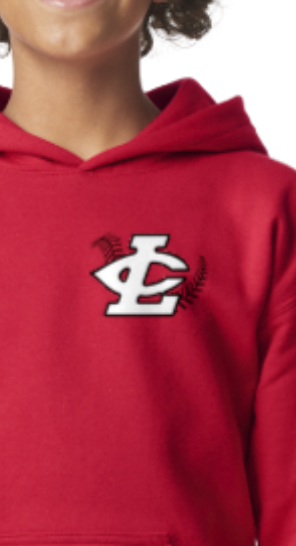 CLLL Youth Pullover Hooded Softstyle Gildan Sweatshirt RED