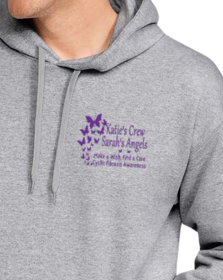 Katie's Crew Sarah's Angels Softstyle Hoodie Adult - GRAY - customization available