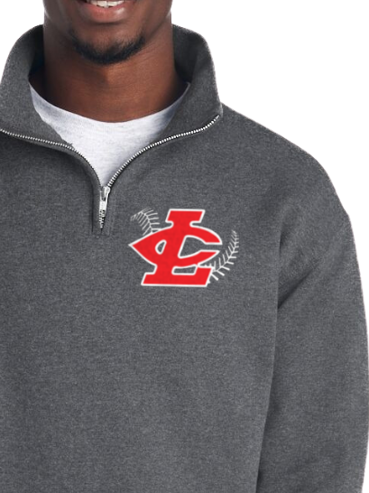 CLLL Adult Jerzees Quarter Zip Sweatshirt GRAPHITE