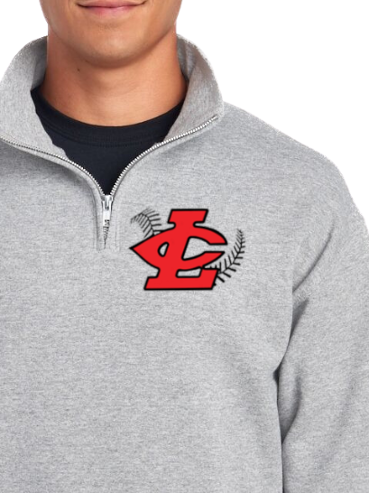 CLLL Adult Jerzees Quarter Zip Sweatshirt GRAY