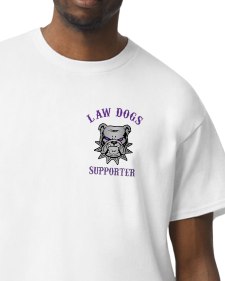 Law Dogs SUPPORTER Adult Softstyle Tee - Many colors and customizable!