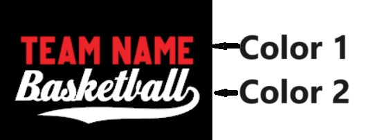 BASKETBALL team- choose team - COLOR Hooded Softstyle Sweatshirt YOUTH to ADULT sizes (multiple color/ layout choices)