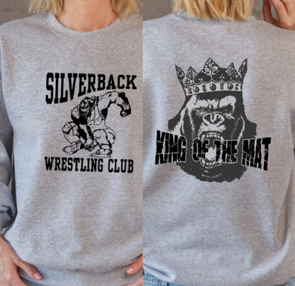 Silverback Wrestling Club Crew Sweatshirt YOUTH to ADULT sizes Customize yours today!