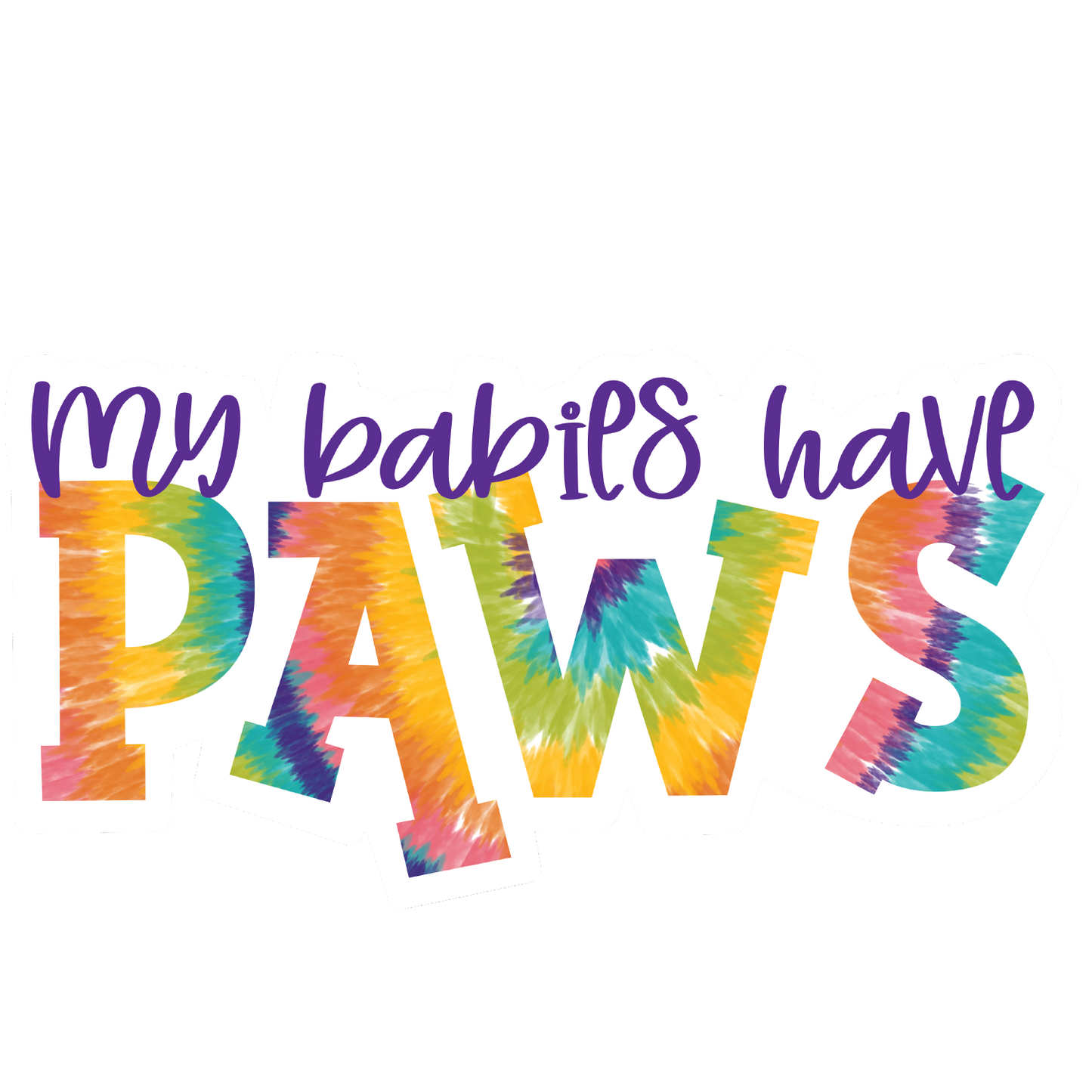 My babies have Paws Adult Tshirt