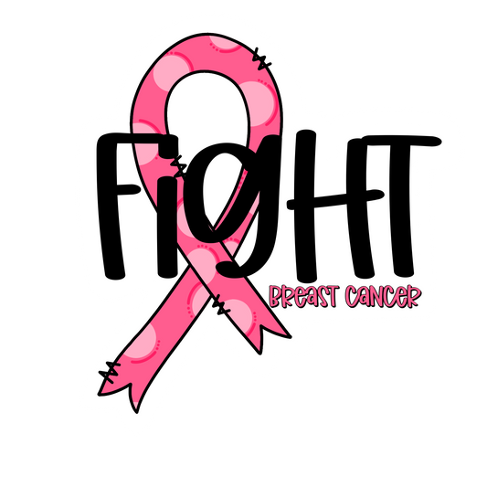 Fight Breast Cancer Pink Ribbon  Youth and Adult Sizes Tshirt