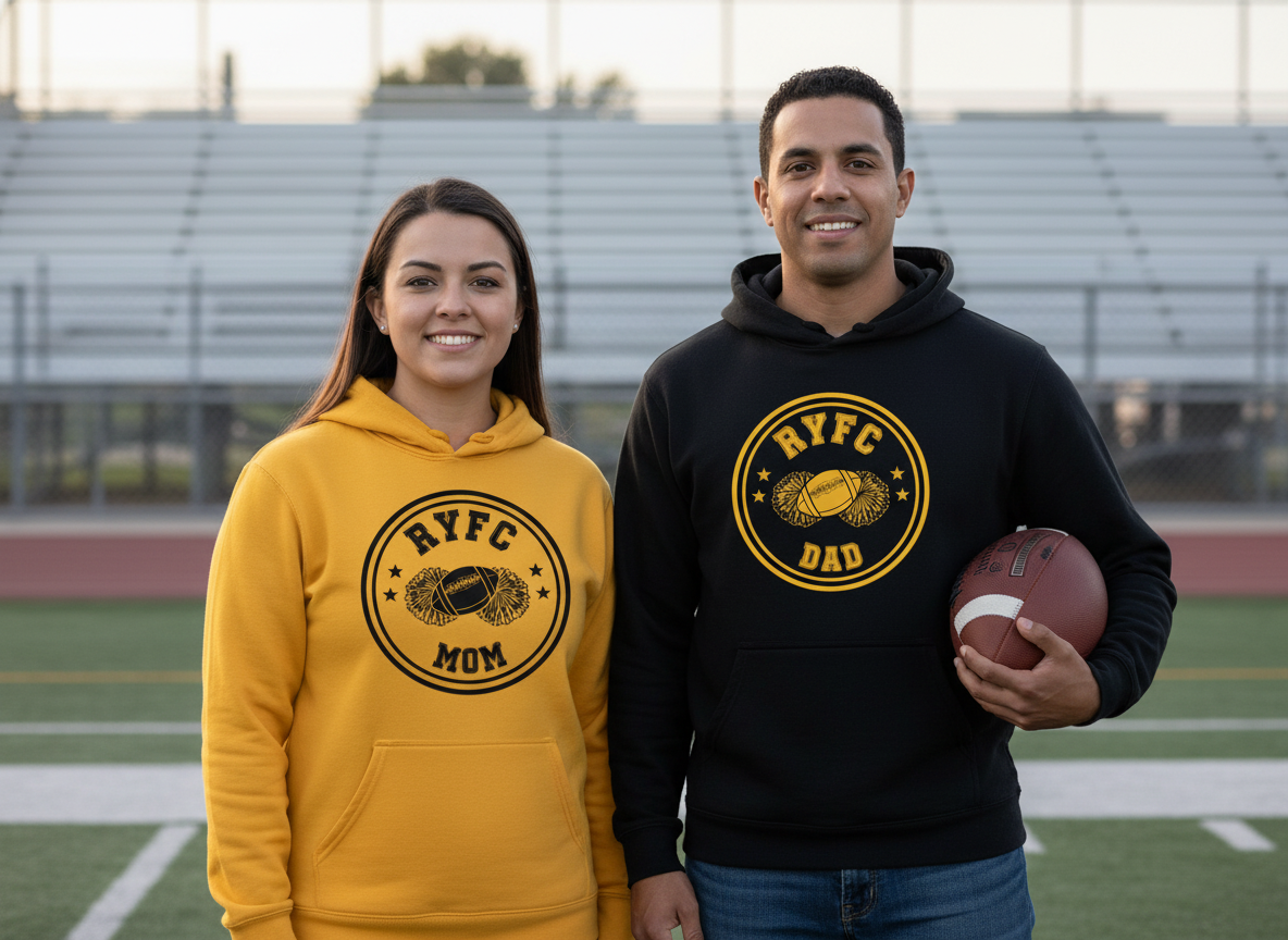 RYFC New! Customizable Family Circle Adult and Youth Hooded Sweatshirt (or upgrade to softstyle)