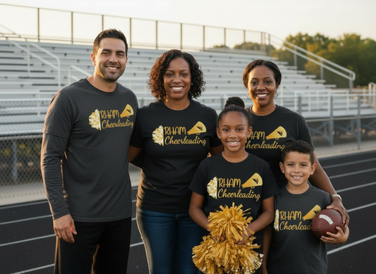 RHAM Cheerleading Gildan A4 Unisex, Women, Youth Poly Cooling Performance Short Sleeve Tshirt