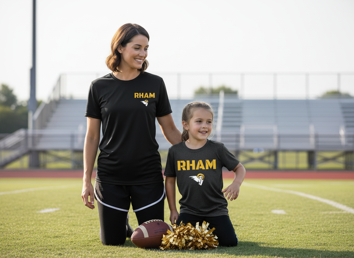 RYFC RHAM Customizable Bella+Canvas Brand Short Sleeve Women's / youth Tshirt