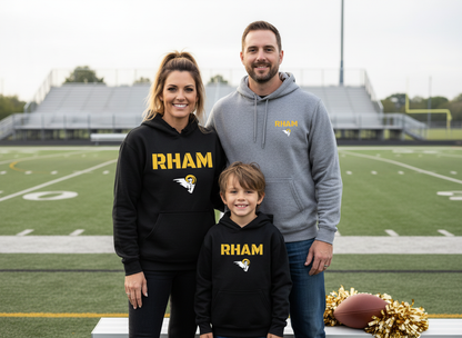 RYFC RHAM Customizable Adult/Youth Gildan Heavy 50/50 Blend Hooded Sweatshirt (or upgrade to Softstyle)