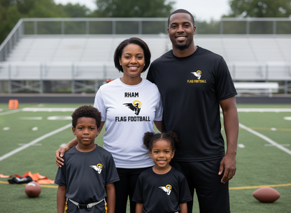 RYFC RHAM Flag Customizable Football Gildan A4 Unisex, Women, Youth Poly Cooling Performance Short/Long Sleeve Tshirt