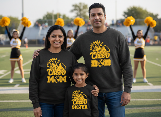 RYFC NEW! Customizable Football Cheer Family  Gildan Crew Neck Sweatshirt
