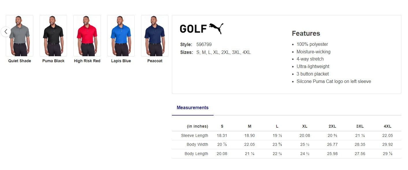 AEC Men's Icon Golf Polo (choose custom color and logo type)