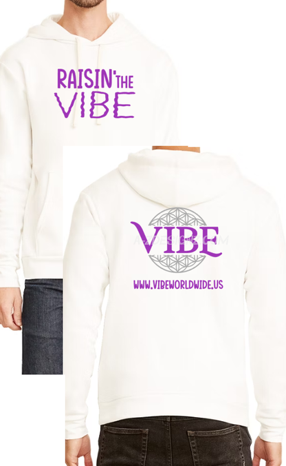 Raisin' the VIBE Next Level brand 7.4 oz Pullover hooded sweatshirt