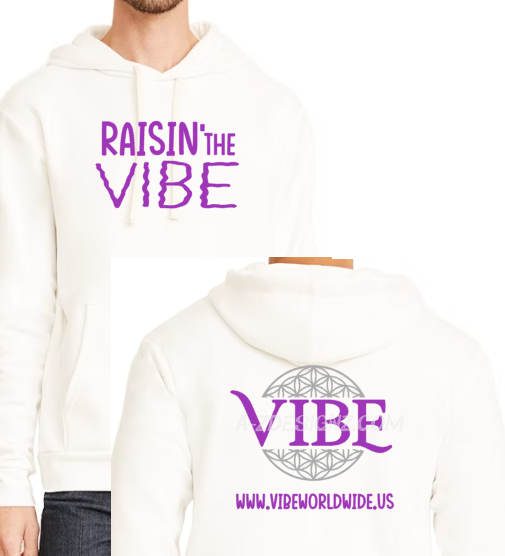 Raisin' the VIBE Next Level brand 7.4 oz Pullover hooded sweatshirt