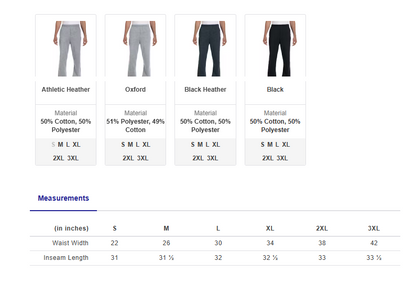 Plainfield Softball Unisex Open Bottom Sweatpants