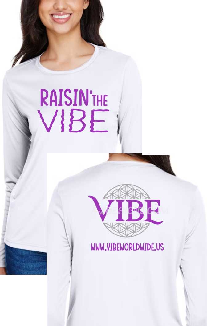 Raisin' the VIBE A4 Polyester Short Sleeve Cooling Performance Tee LONG sleeve