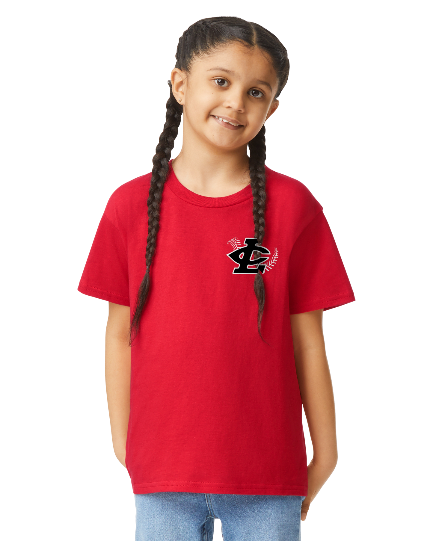 CLLL Youth Gildan Softstyle tshirt - RED
