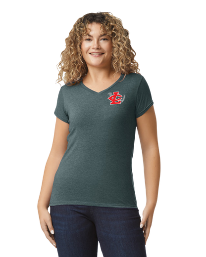 CLLL SoftStyle Gildan Fitted V-Neck T-Shirt GRAPHITE