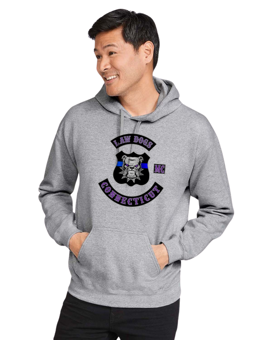 Law Dogs Member Softstyle Gildan Hoodie Adult.  Multiple Colors - Customizable