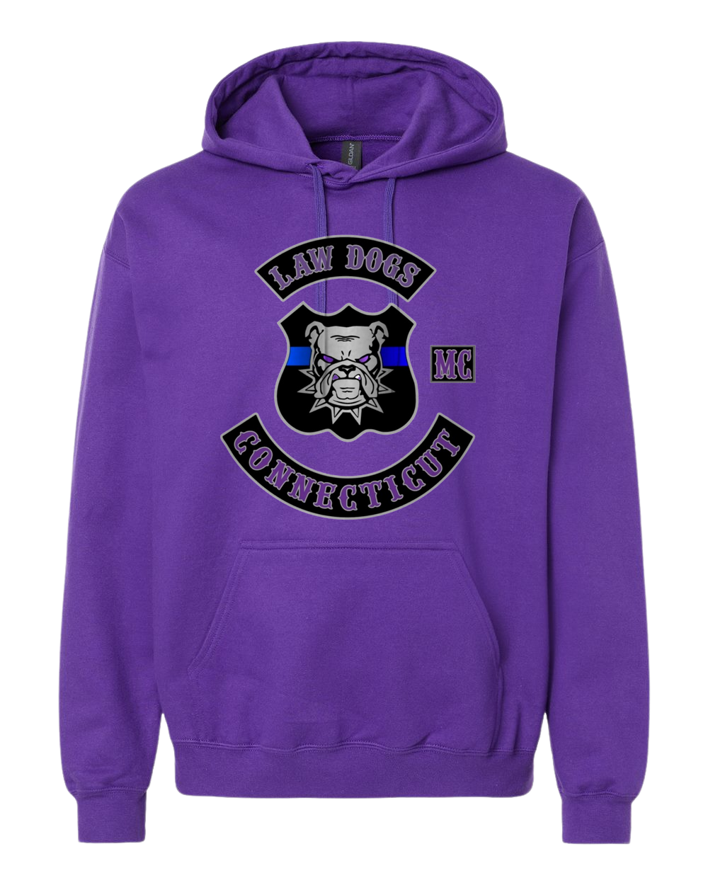 Law Dogs Member Softstyle Gildan Hoodie Adult.  Multiple Colors - Customizable