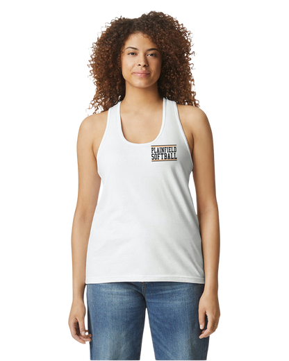 Plainfield Softball Racerback Softstyle GIldan - Customize yours now! ```
