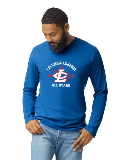 CLLL All Star Tees 4.5oz Softstyle 100% preshrunk cotton Gildan - Youth, Adult and Women's Cut (add back)