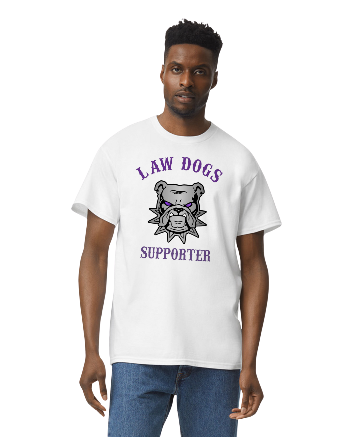 Law Dogs SUPPORTER Adult Softstyle Tee - Many colors and customizable!