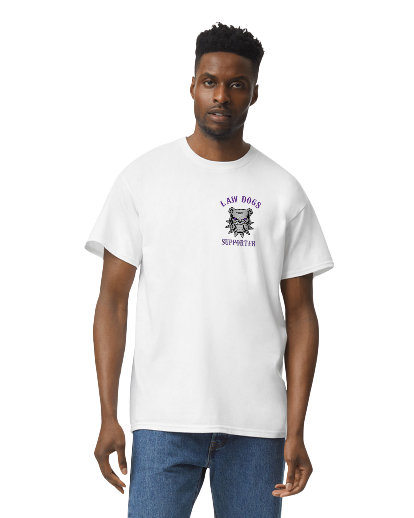 Law Dogs SUPPORTER Adult Softstyle Tee - Many colors and customizable!