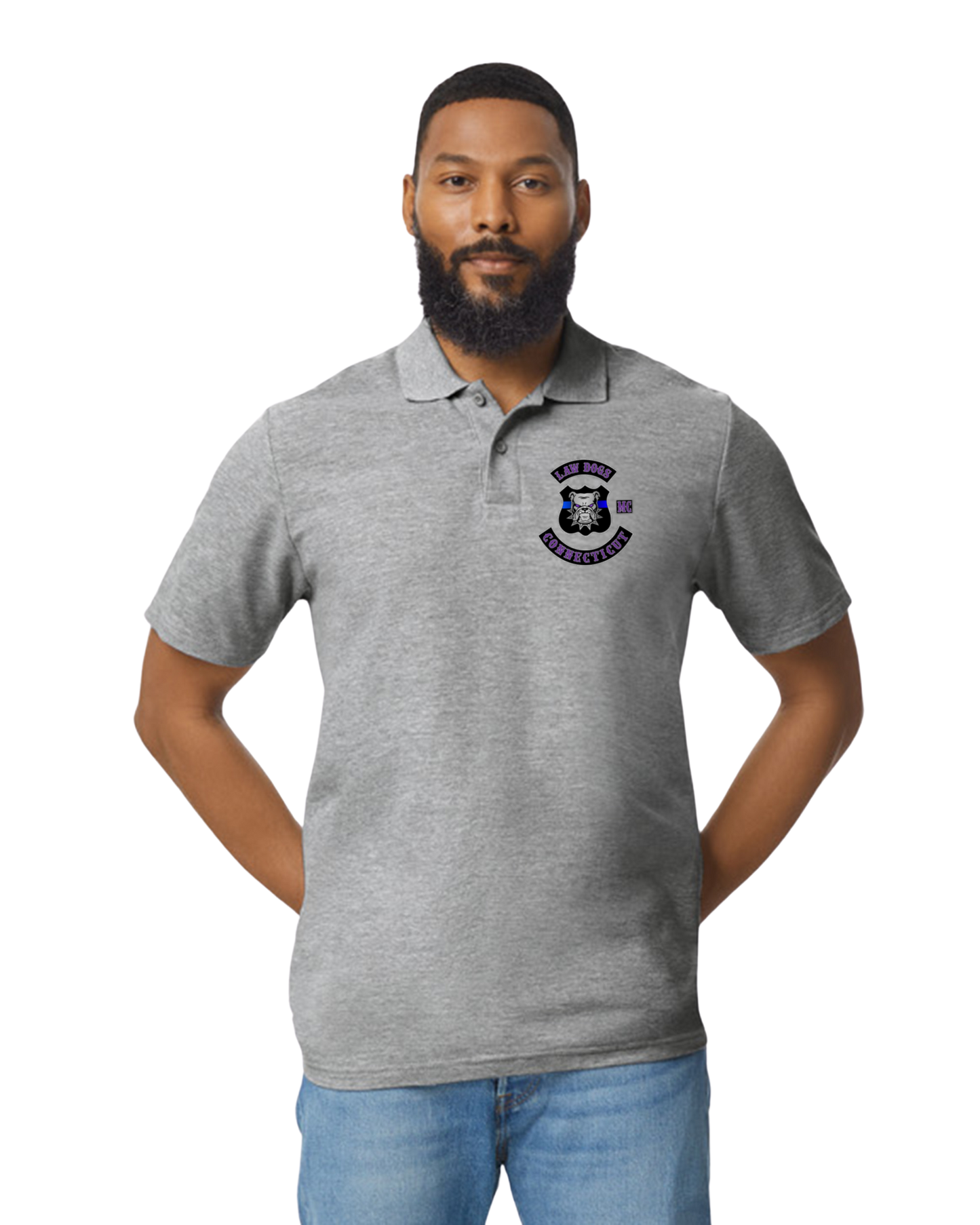 Law Dogs MEMBERS Adult Softstyle Pique Polo - Many colors and customizable!