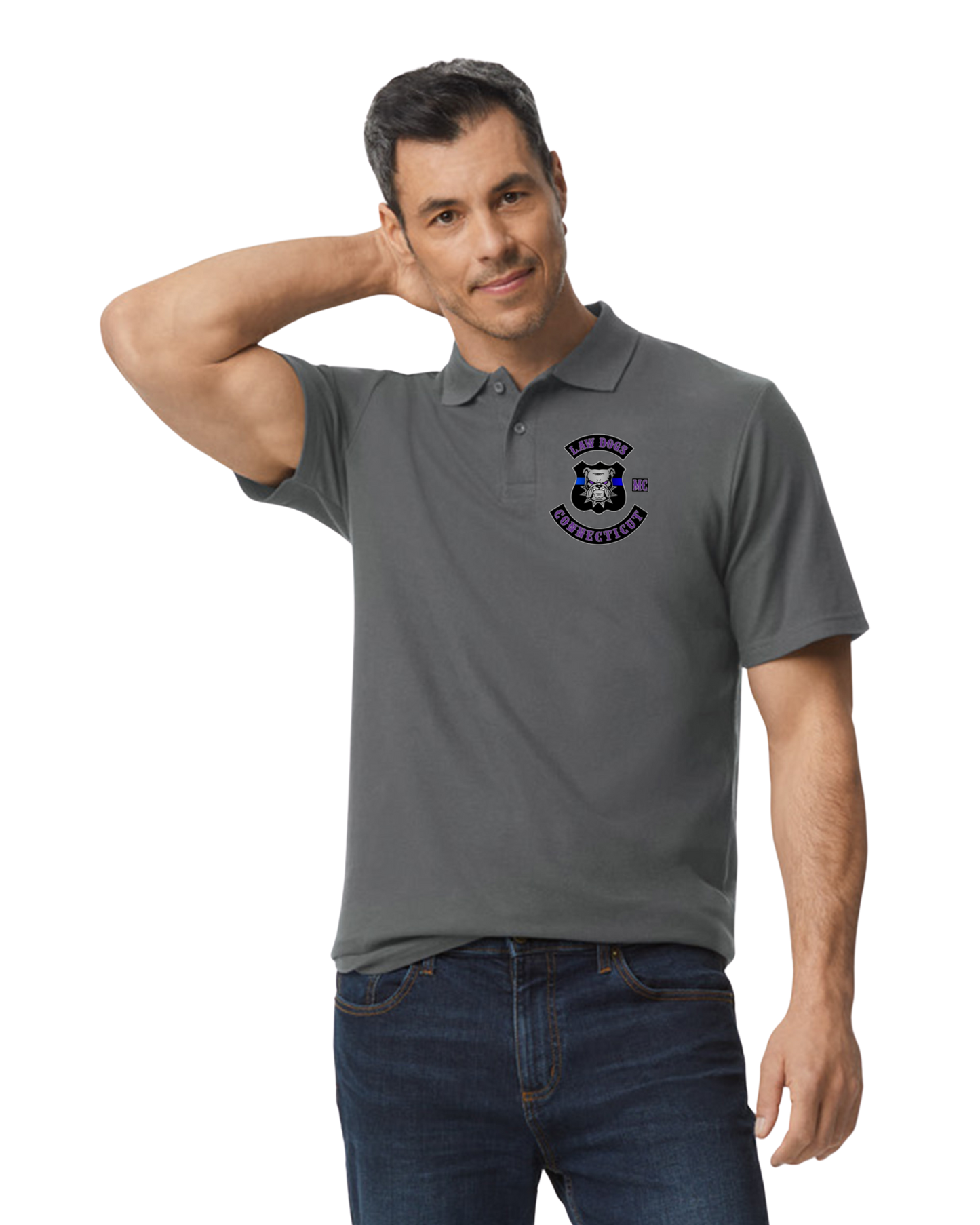 Law Dogs MEMBERS Adult Softstyle Pique Polo - Many colors and customizable!