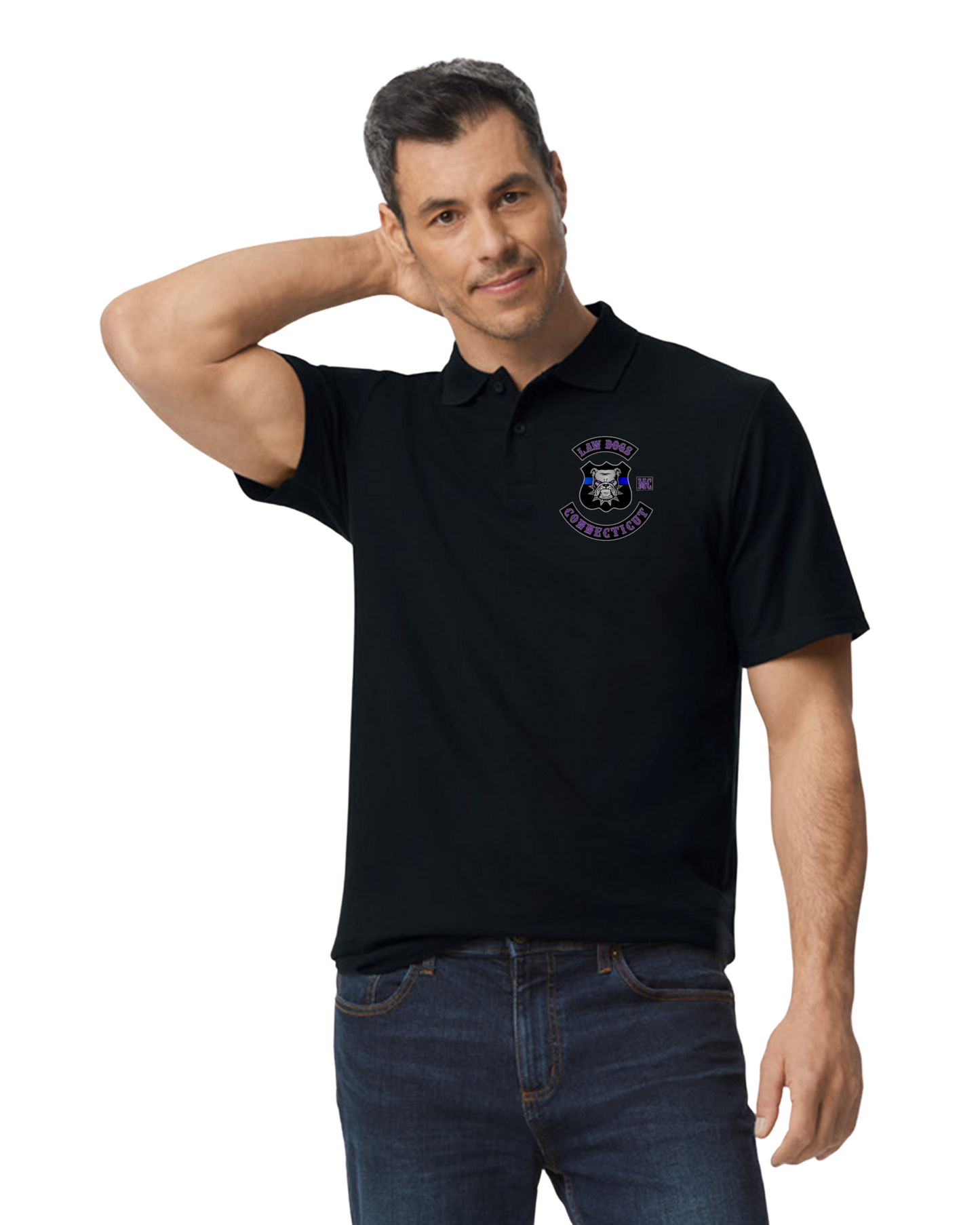 Law Dogs MEMBERS Adult Softstyle Pique Polo - Many colors and customizable!