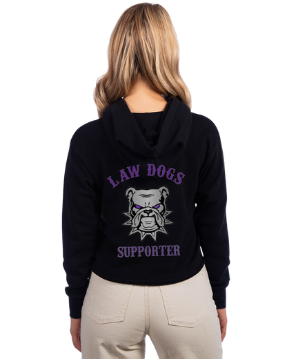 Law Dogs Supporter NL crop hoodie Adult.  Multiple Colors - Customizable
