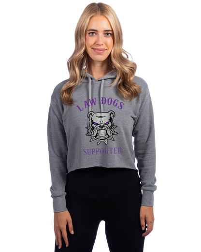 Law Dogs Supporter NL crop hoodie Adult.  Multiple Colors - Customizable