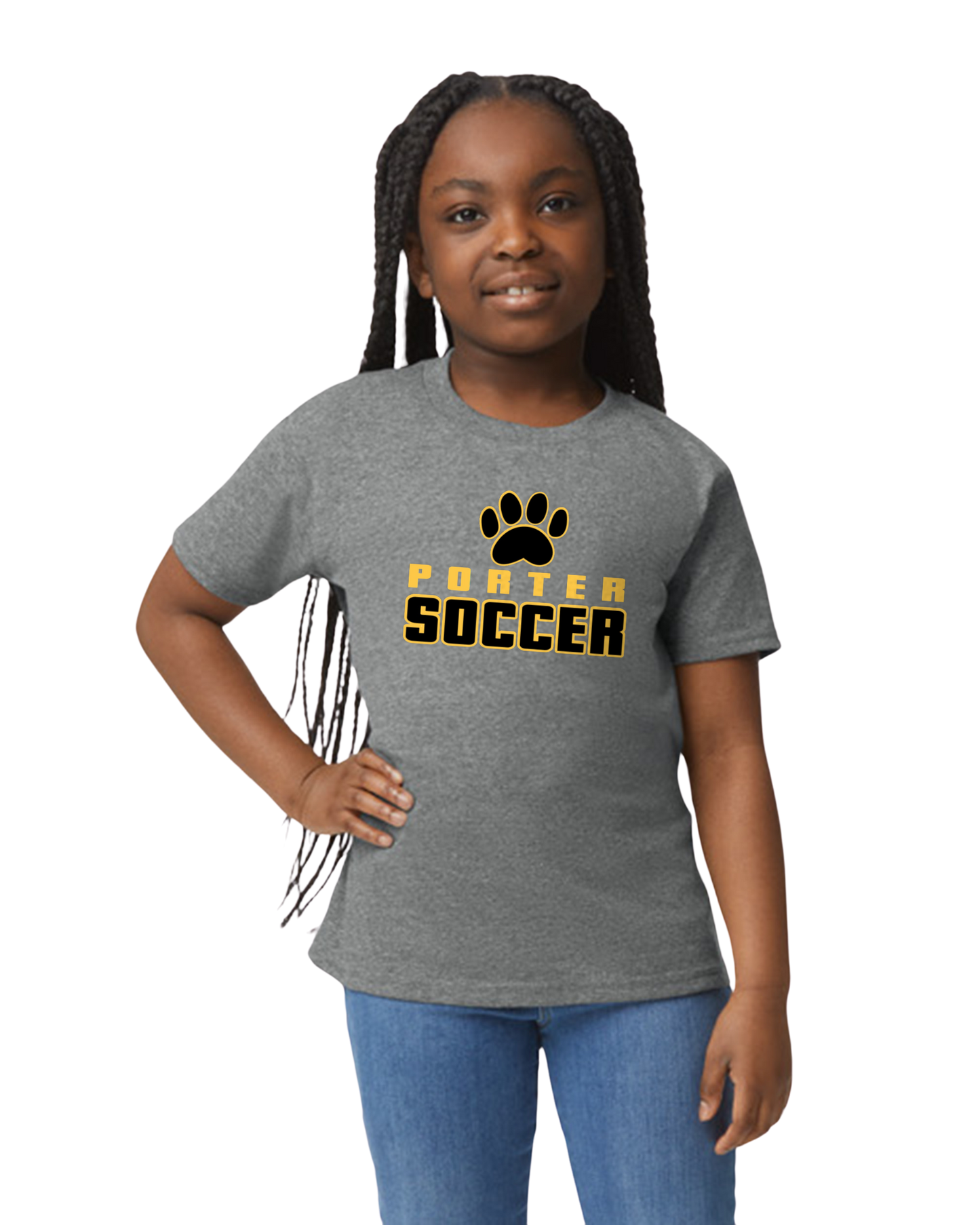 Porter Soccer Youth to Adult Size Tshirt - Customize Now!