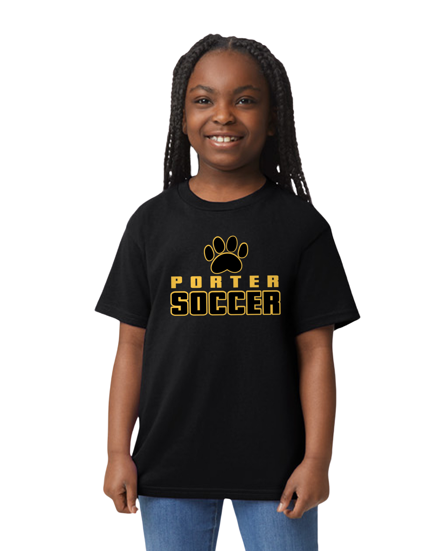 Porter Soccer Youth to Adult Size Tshirt - Customize Now!