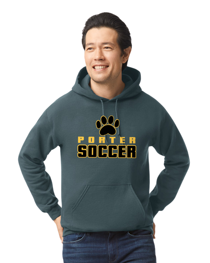 Porter Soccer Hooded YOUTH to Adult Sweatshirt - Customize Now!