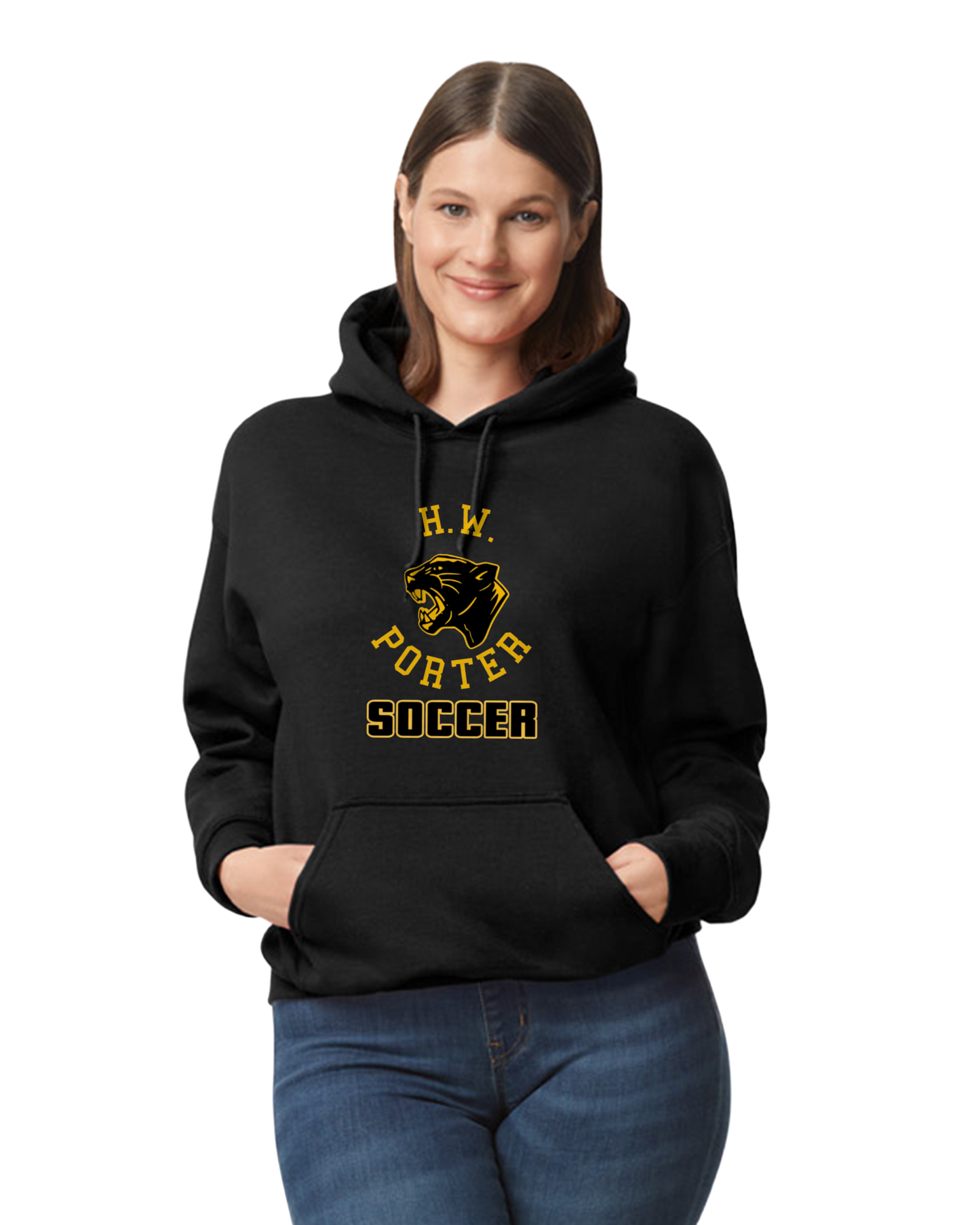 Porter Soccer Hooded YOUTH to ADULT Sweatshirt - Customize Now!