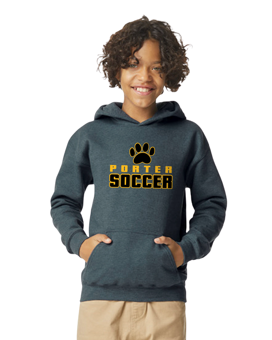 Porter Soccer Hooded YOUTH to Adult Sweatshirt - Customize Now!