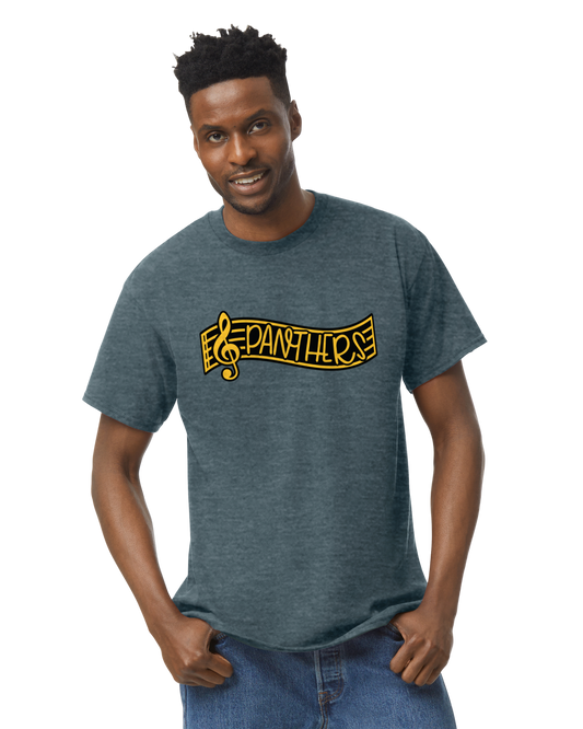 Panthers Music AYOUTH to ADULT tee - customizable