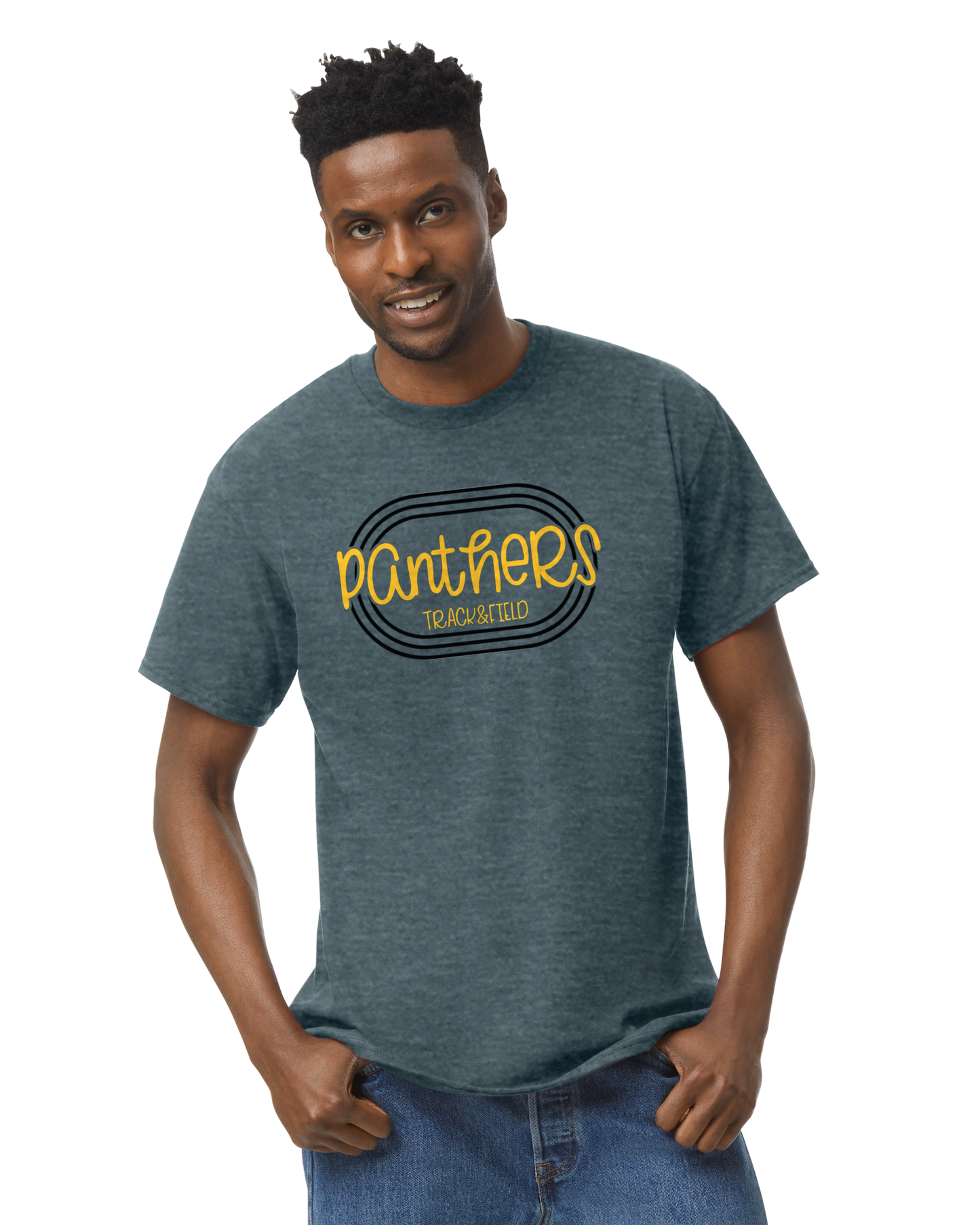 Panthers Track and Field Track YOUTH to ADULT tee - customizable