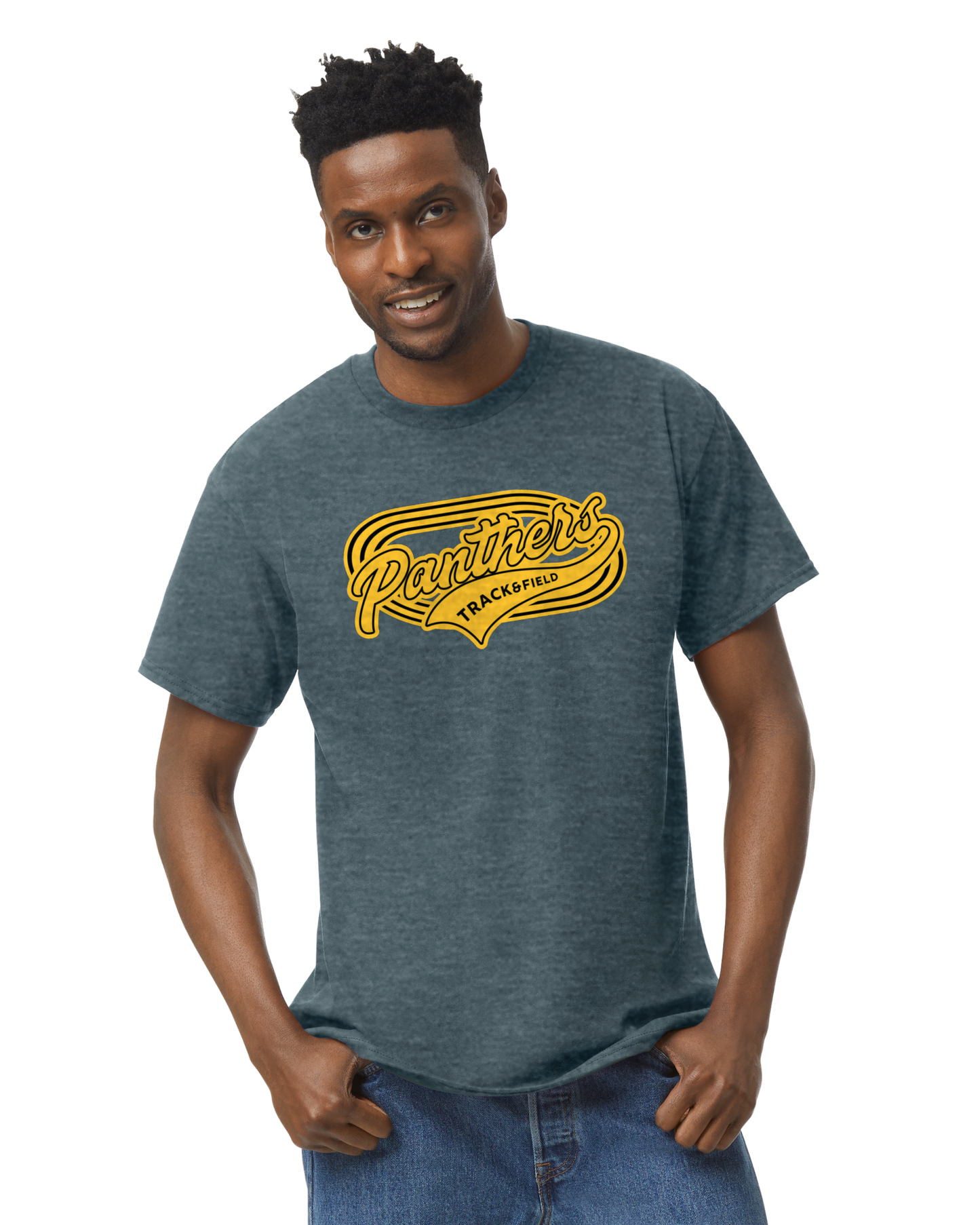 Panther Track & Field Track ADULT Softstyle Tee