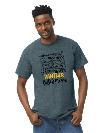 Panther Cheer Mom ADULT Softstyle Tee