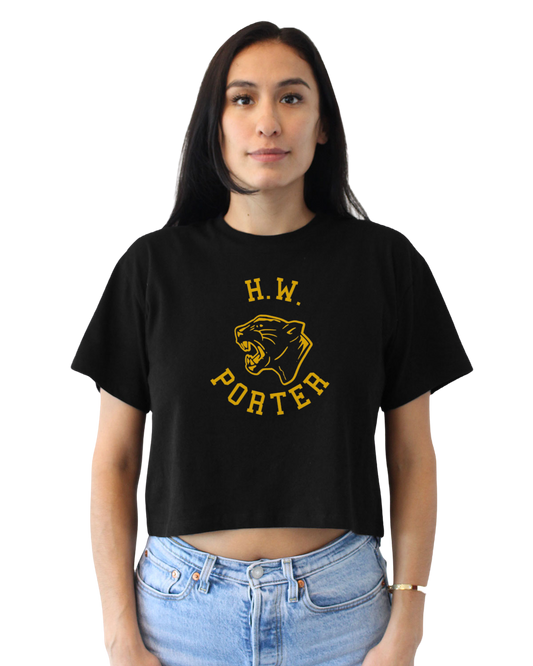 H.W. Porter  Original Logo Crop Tee Adult Customizable