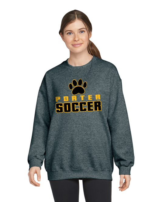 Porter Soccer Logo Crew Sweatshirt YOUTH to ADULT - Customize Now!