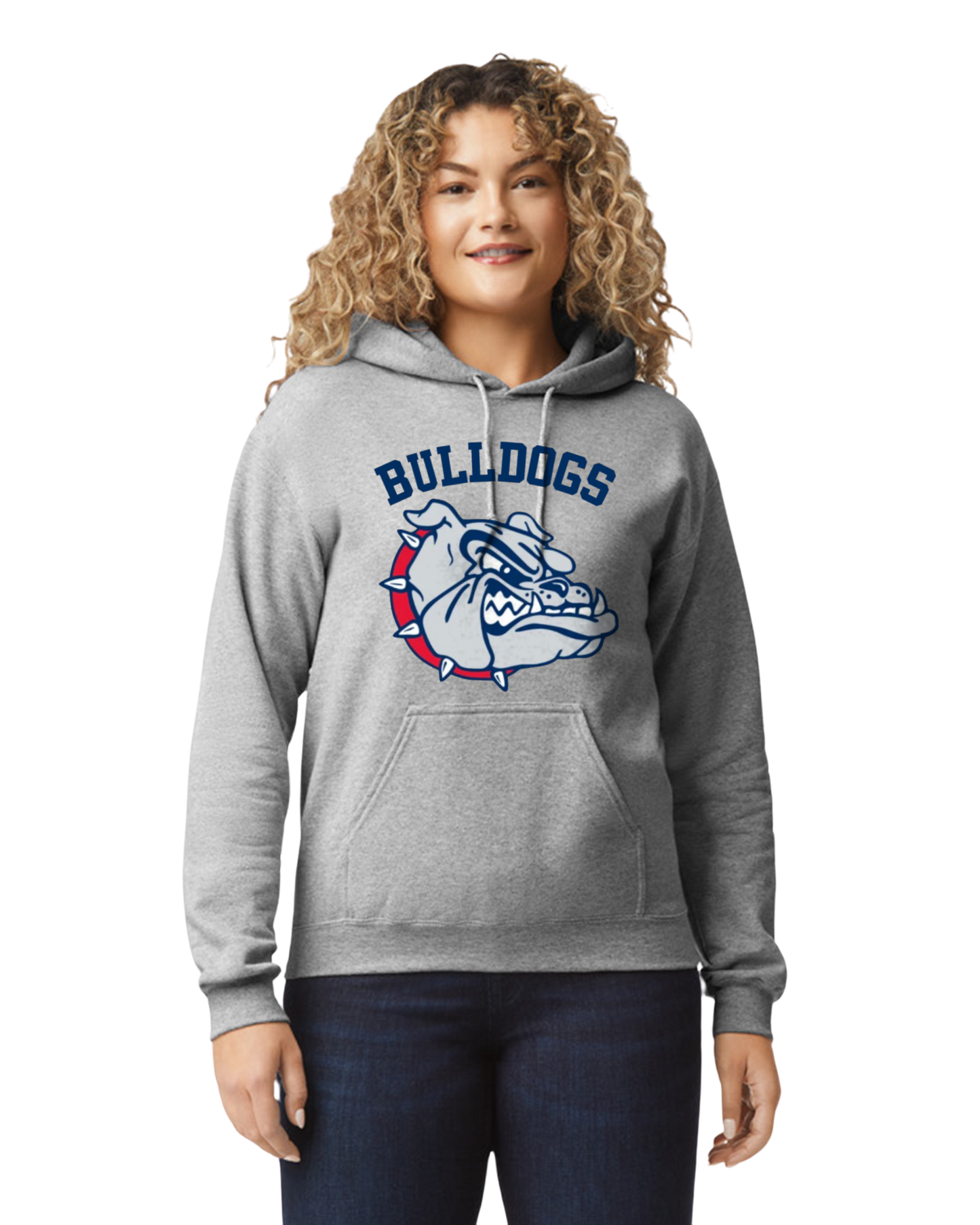 Helen Baldwin MS Bulldogs Hooded Sweatshirt Youth to Adult sizes